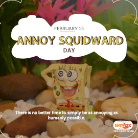 Online Editable Annoy Squidward Day February 15 Social Media Post
