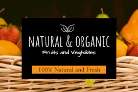 Online Editable Natural and Organic Product Label