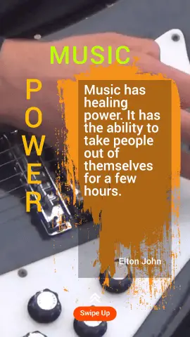 Online Editable Inspiring Music Quotes Instagram Story Video Maker