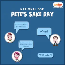 Online Editable National for Pete's Sake Day February 26 Social Media Post