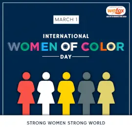 Online Editable International Women of Color Day March 1 Social Media Post