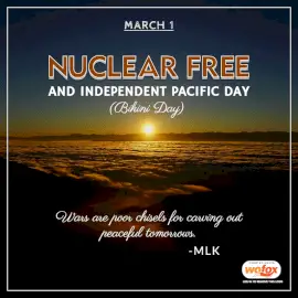 Online Editable Nuclear Free And Independent Pacific Day (Bikini Day) March 1 Social Media Post