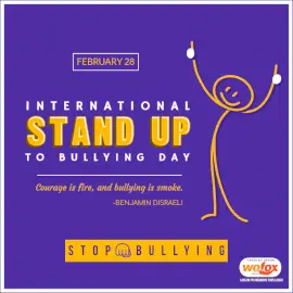 Online Editable International Stand Up To Bullying Day February 28 Social Media Post