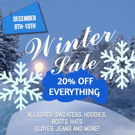 Online Editable Coats and Sweaters Offer on Winter Sale Instagram Post