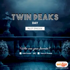 Online Editable Twin Peaks Day February 24 Social Media Post
