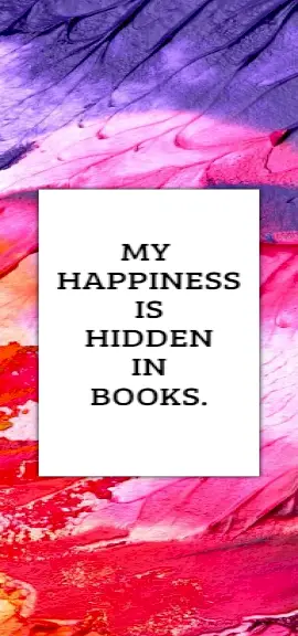 Online Editable Colorful Book Lover Quotes Bookmark