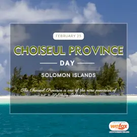 Online Editable Choiseul Province Day in Solomon Islands February 25 Social Media Post