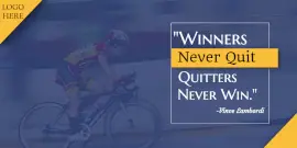 Online Editable Never Quit Twitter Post