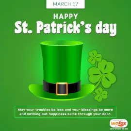 Online Editable Saint Patrick's Day March 17 Social Media Post