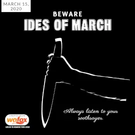 Online Editable Ides of March on March 15 Social Media Post