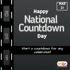 Online Editable National Countdown Day March 21 Instagram Post