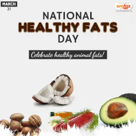 Online Editable National Healthy Fats Day March 21 Instagram Post
