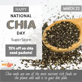 Online Editable National Chia Day March 23 Instagram Post