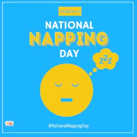 National Napping Day Nationalnappingday March 9 2021 Wofox National Napping Day 2022