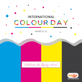 Online Editable International Colour Day Mach 21 Social Media Post