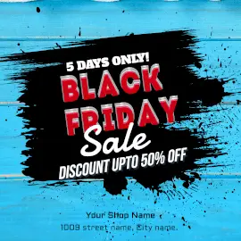 Online Editable Brush Stroke Black Friday Sale Discount Instagram Post Online Editable Brush Stroke Black Friday Sale Discount Instagram Post