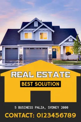 Online Editable Real Estate Solutions Providers Pinterest Graphics