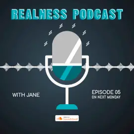 Online Editable Realness Podcast Square Post GIF Template