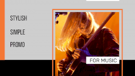 Online Editable Music Artists Live Performance Promo Video Slideshow