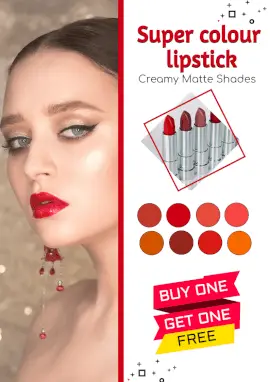 Online Editable Lipstick with Multiple Color Offer A4 Document