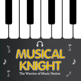 Online Editable 3D Font Musical Knight CD Cover