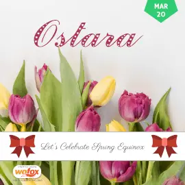 Online Editable Ostara Festival Instagram Post