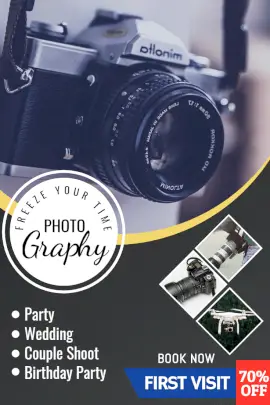 Online Editable Photography Studio for All Events Instagram Post