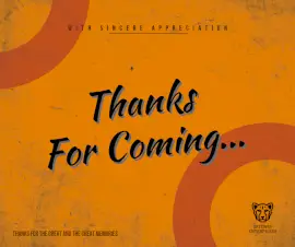 Online Editable Thank You Messages From Enterprises Facebook Post