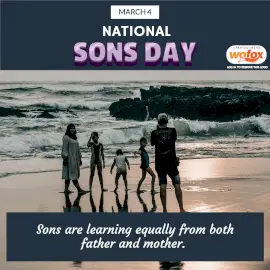 Online Editable National Sons Day March 4 Instagram Post