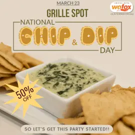 Online Editable National Chip And Dip Day March 23 Instagram Post