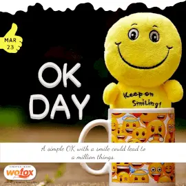 Online Editable OK Day March 23 Instagram Post