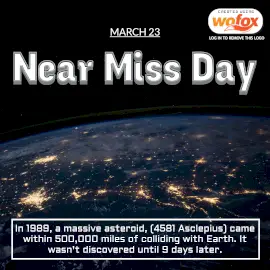 Online Editable Near Miss Day March 23 Instagram Post