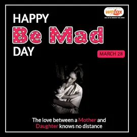 Online Editable Happy Be Mad Day Instagram Post
