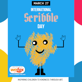 Online Editable International Scribble Day March 27 Instagram Post