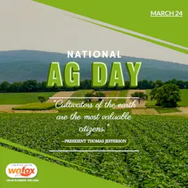 Online Editable National Ag Day Social Media Post