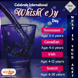 Online Editable International Whisk(e)y Day March 27 Instagram Post