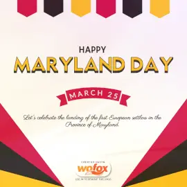 Online Editable Maryland Day March 25 Social Media Post