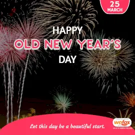Online Editable Old New Year's Day March 25 Instagram Post