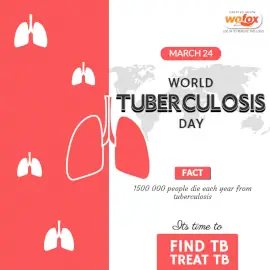 Online Editable World Tuberculosis Day March 24 Social Media Post
