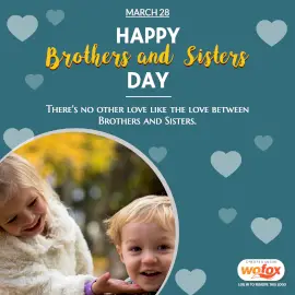 Online Editable Brothers' and Sisters' Day Instagram Post
