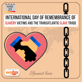 Online Editable International Day of Remembrance of the Victims of Slavery and the Transatlantic Slave Trade Instagram Post