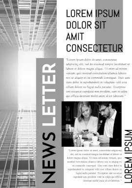 Online Editable Business Environment Newsletter