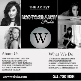 Online Editable The Artist Photographic Studio Instagram Post