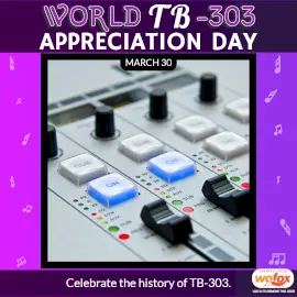 Online Editable World TB-303 Appreciation Day March 30 Instagram Post Online Editable World TB-303 Appreciation Day March 30 Instagram Post