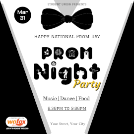 Online Editable National Prom Day Party March 31 Instagram Post