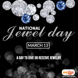 Online Editable National Jewel Day March 13 Instagram Post