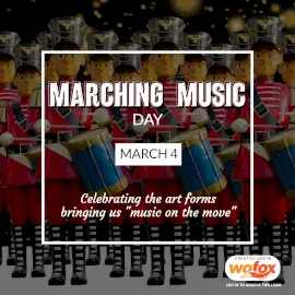 Online Editable Marching Music Day March 4 Instagram Post