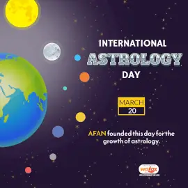 Online Editable International Astrology Day Instagram Post