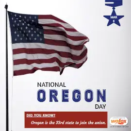 Online Editable National Oregon Day March 8 Instagram Post