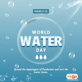 Online Editable World Water Day March 22 Social Media Post